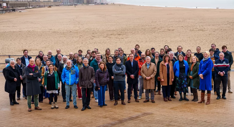 Groepsfoto stakeholders Kustvisie