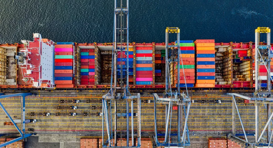 Containerschip haven