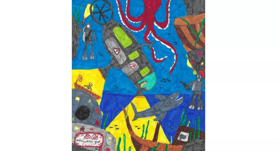 Winnaar tekenwedstrijd OvA 2024