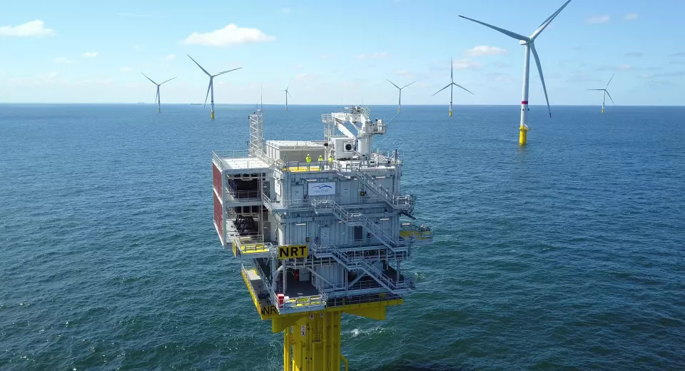 Substation windturbines