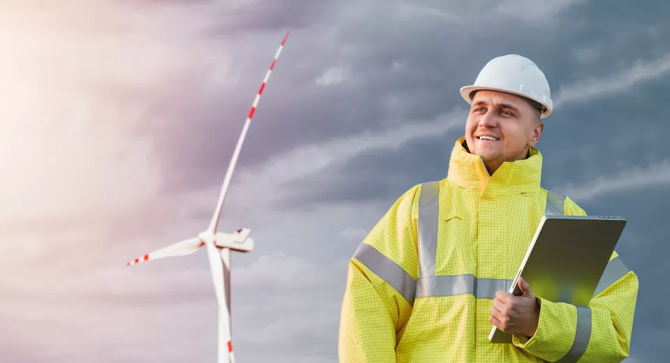 Wind turbine technician