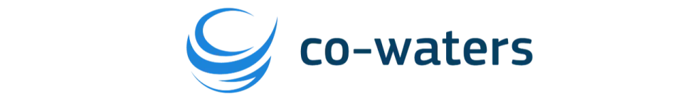 co-waters logo in colour wide