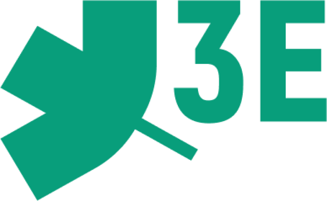 3E logo