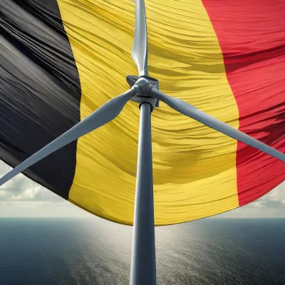 Windmolen Belgische vlag