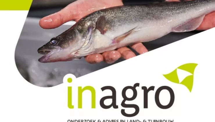 Inagro logo met vis in handen