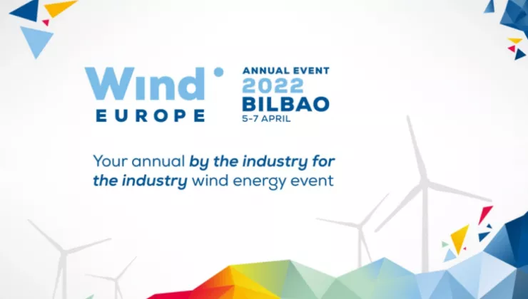 WindEurope logo illustratie windmolens en water 