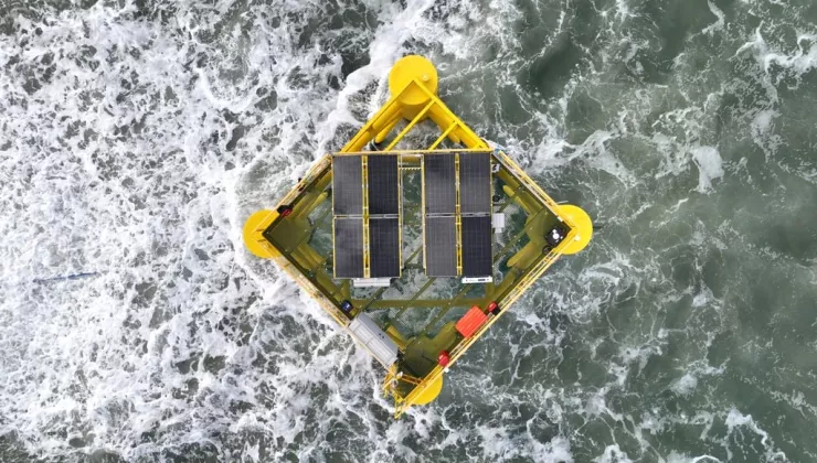 Zonnepanelen op de Noordzee